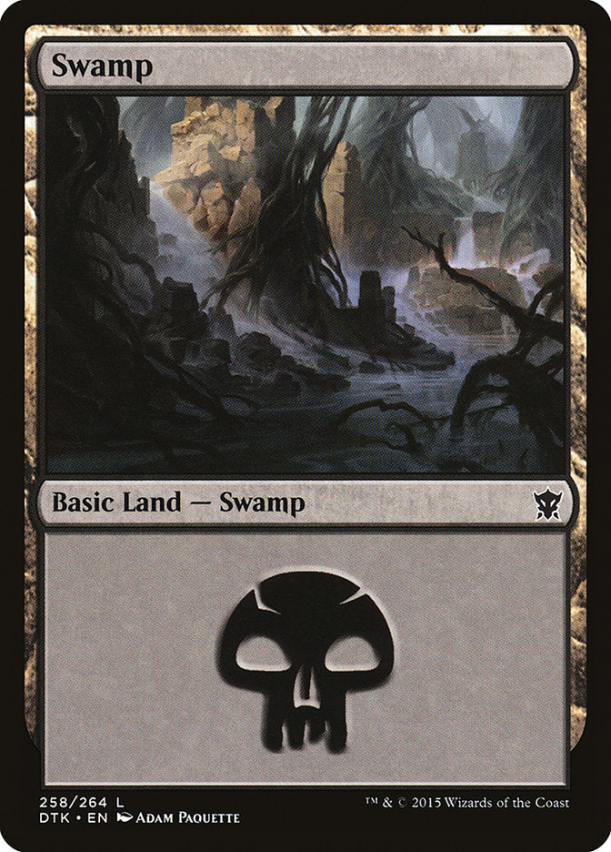 Swamp (258) [Dragons of Tarkir] | Red Riot Games CA