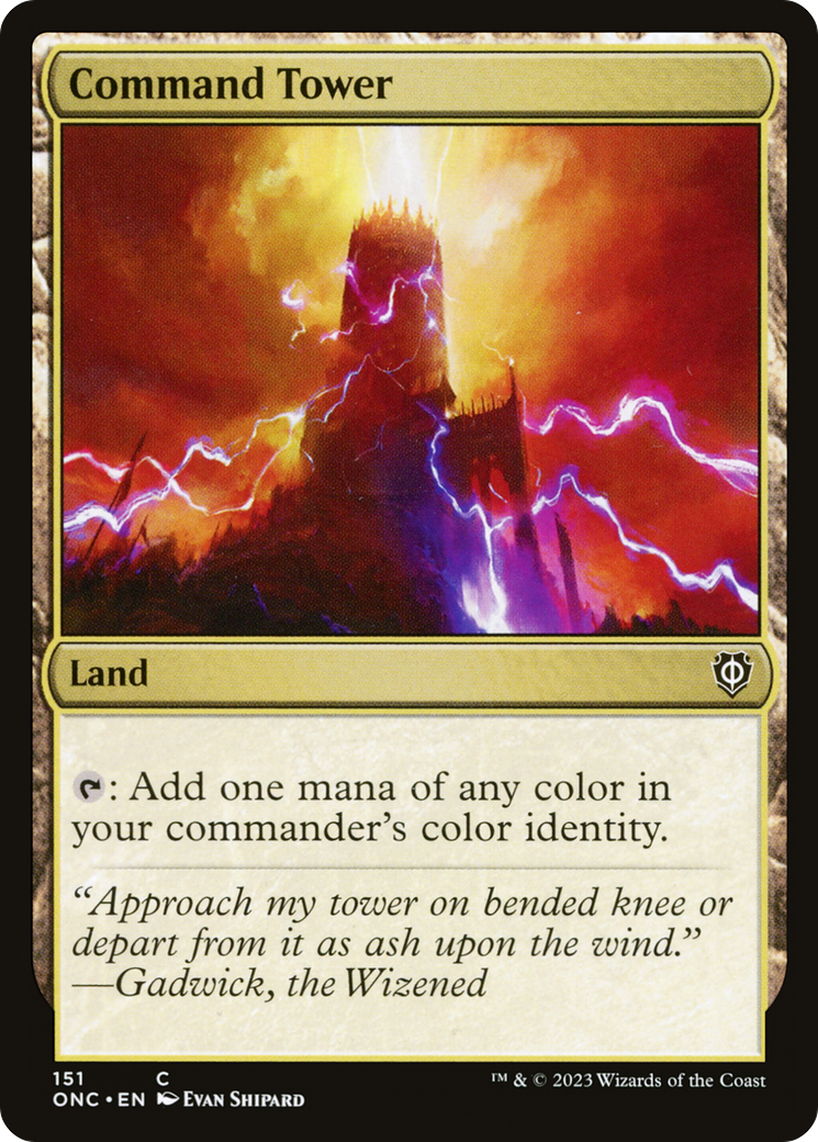 Command Tower [Phyrexia: All Will Be One Commander] | Red Riot Games CA