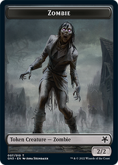 Zombie // Human Soldier Double-Sided Token [Game Night: Free-for-All Tokens] | Red Riot Games CA