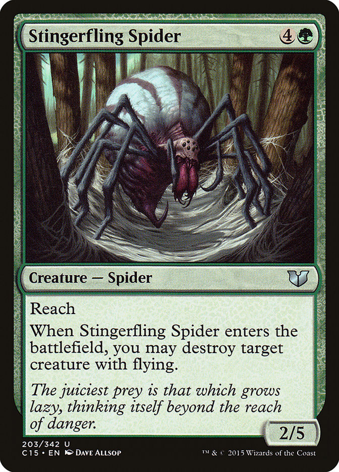 Stingerfling Spider [Commander 2015] | Red Riot Games CA