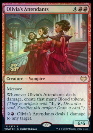 Olivia's Attendants [Innistrad: Crimson Vow Prerelease Promos] | Red Riot Games CA