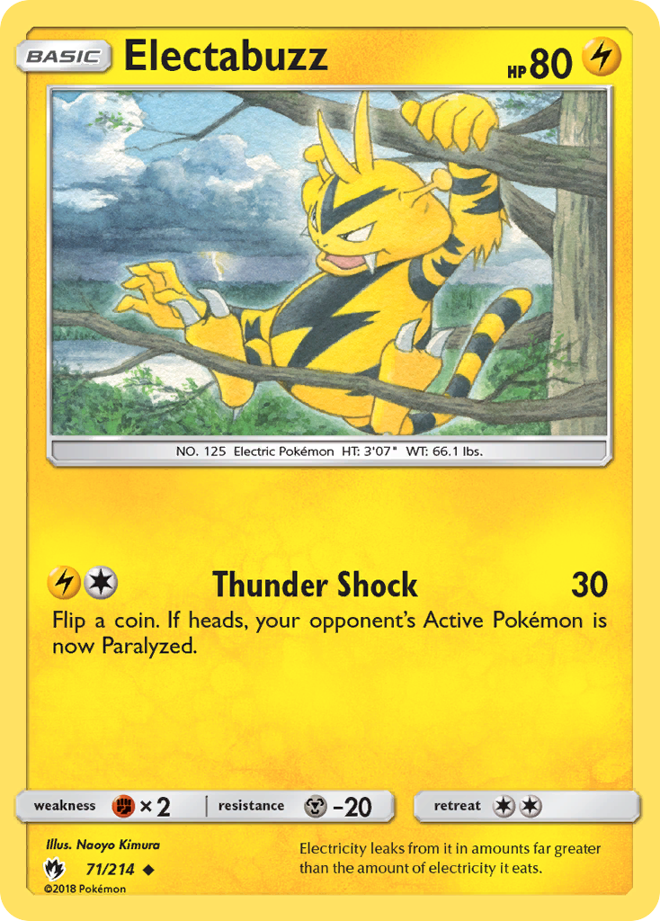 Electabuzz (71/214) [Sun & Moon: Lost Thunder] | Red Riot Games CA