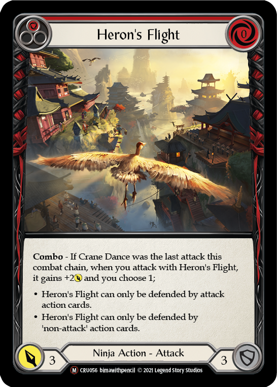 Heron's Flight [U-CRU056] (Crucible of War Unlimited)  Unlimited Normal | Red Riot Games CA