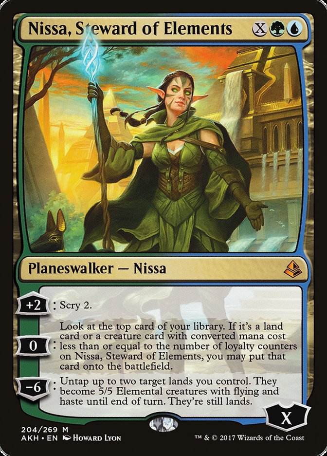 Nissa, Steward of Elements [Amonkhet] | Red Riot Games CA