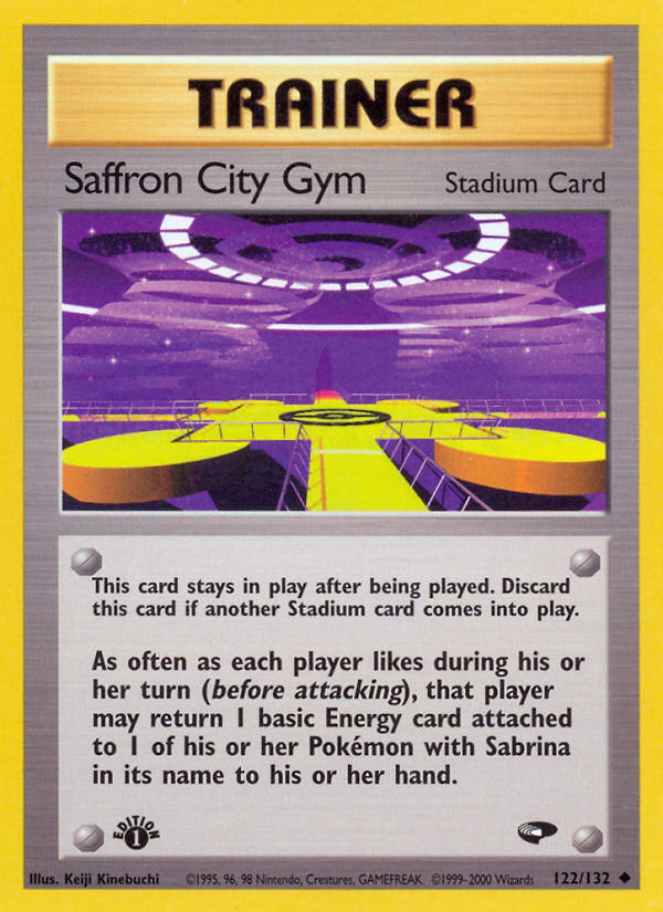Saffron City Gym (122/132) [Gym Challenge 1st Edition] | Red Riot Games CA
