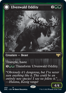 Ulvenwald Oddity // Ulvenwald Behemoth [Innistrad: Double Feature] | Red Riot Games CA