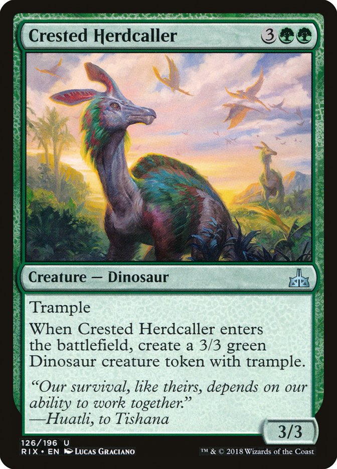 Crested Herdcaller [Rivals of Ixalan] | Red Riot Games CA