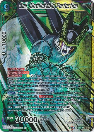 Cell, Unthinkable Perfection (SPR) (BT9-113) [Universal Onslaught] | Red Riot Games CA