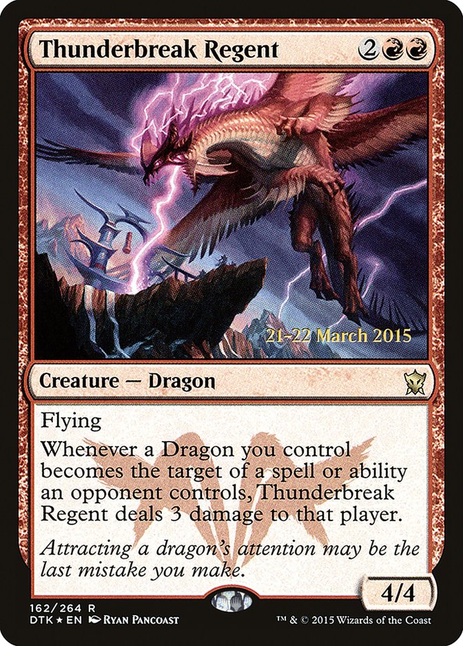 Thunderbreak Regent [Dragons of Tarkir Prerelease Promos] | Red Riot Games CA