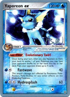 Vaporeon ex (110/113) (Eeveelutions - Jimmy Ballard) [World Championships 2006] | Red Riot Games CA