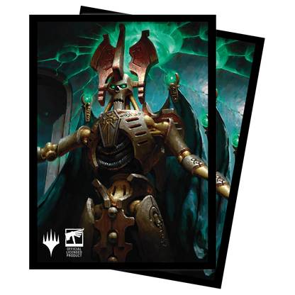 Ultra PRO: Standard 100ct Sleeves - Warhammer 40k Commander Deck (Szarekh, the Silent King)