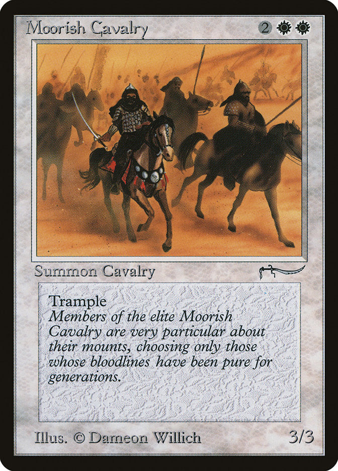 Moorish Cavalry (Dark Mana Cost) [Arabian Nights] | Red Riot Games CA