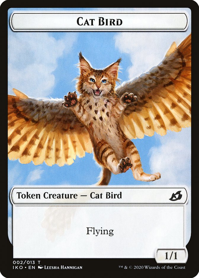 Cat Bird Token [Ikoria: Lair of Behemoths Tokens] | Red Riot Games CA