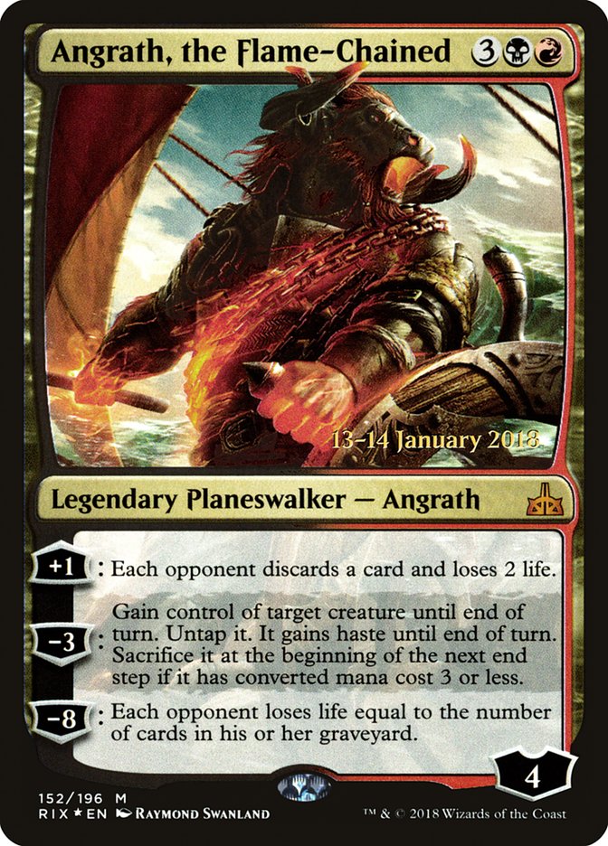 Angrath, the Flame-Chained [Rivals of Ixalan Prerelease Promos] | Red Riot Games CA
