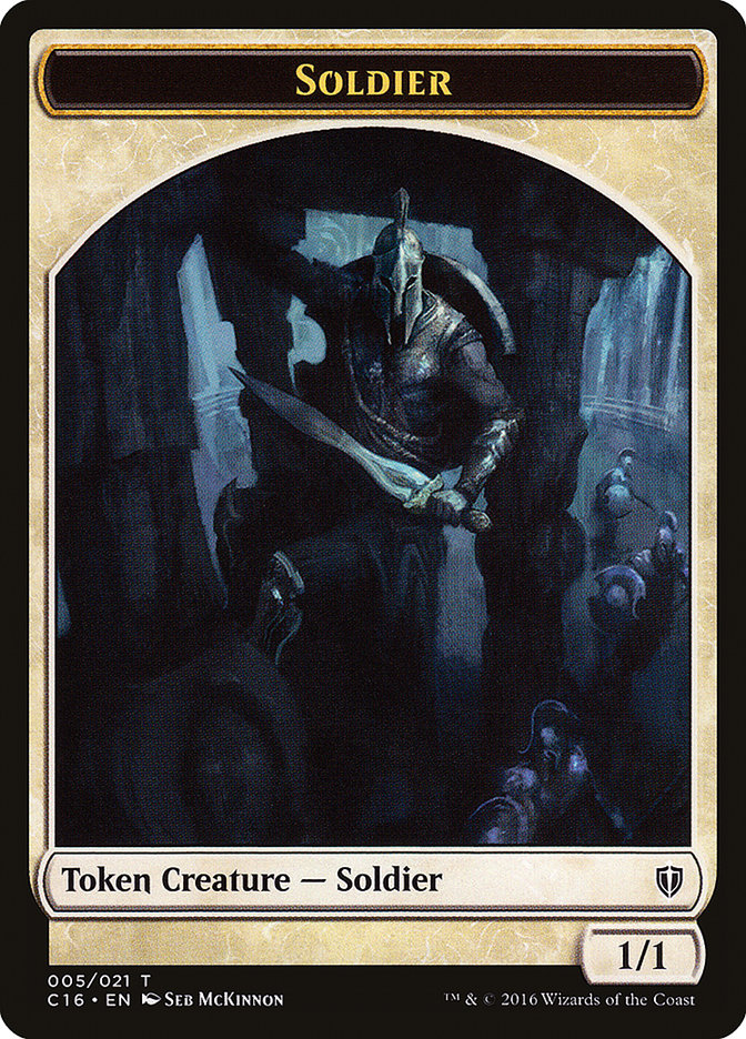 Soldier // Squid Double-Sided Token [Commander 2016 Tokens] | Red Riot Games CA