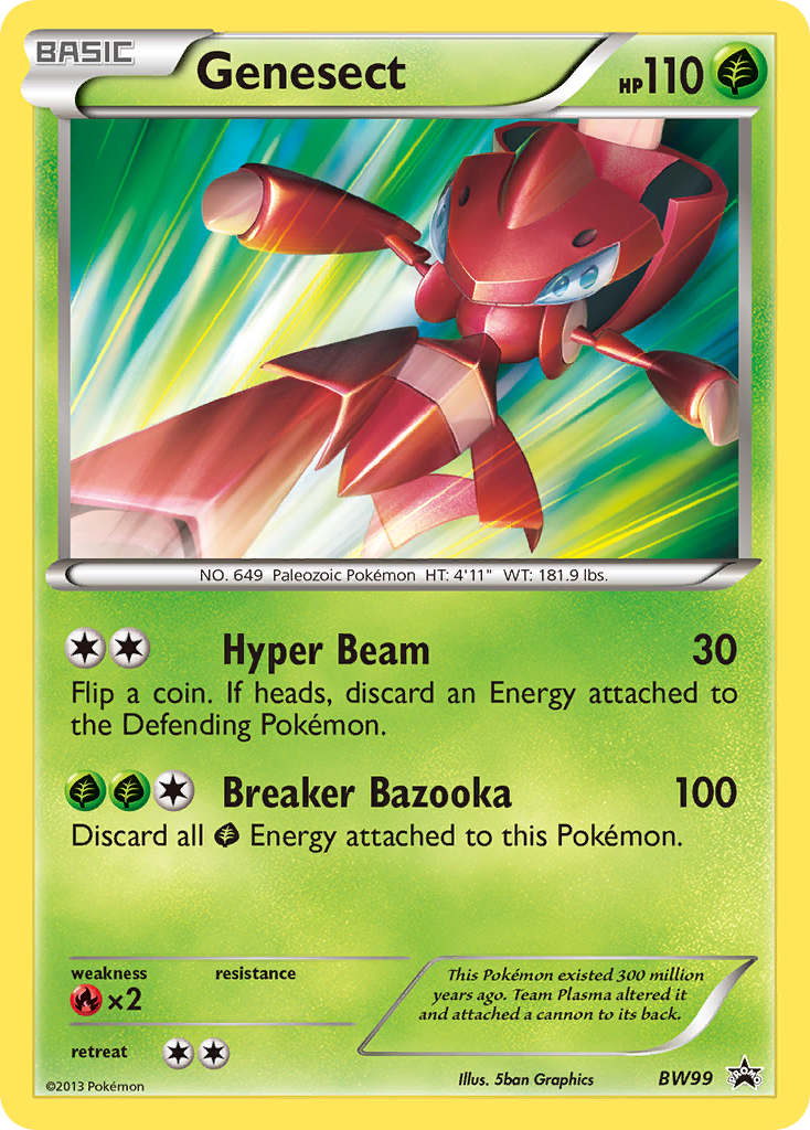Genesect (BW99) [Black & White: Black Star Promos] | Red Riot Games CA
