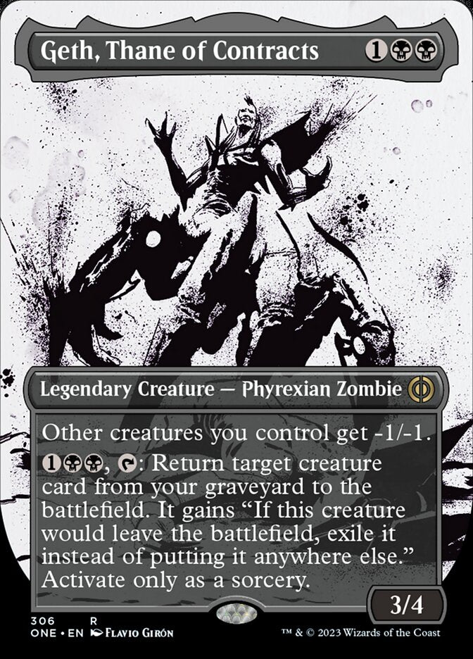 Geth, Thane of Contracts (Borderless Ichor) [Phyrexia: All Will Be One] | Red Riot Games CA