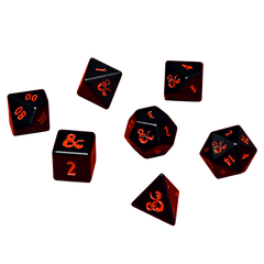 Ultra PRO: Heavy Metal Dice - 7-Dice Set (Dungeons & Dragons) | Red Riot Games CA