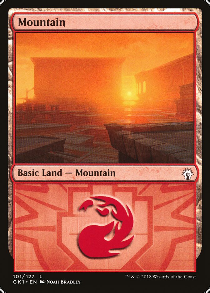 Mountain (101) [Guilds of Ravnica Guild Kit] | Red Riot Games CA