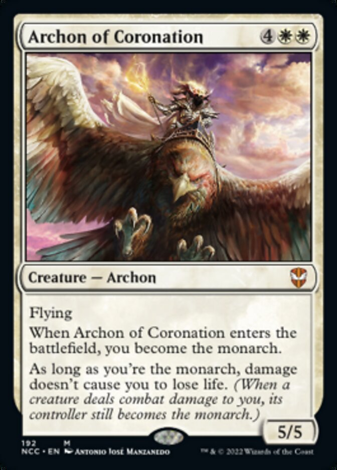 Archon of Coronation [Streets of New Capenna Commander] | Red Riot Games CA