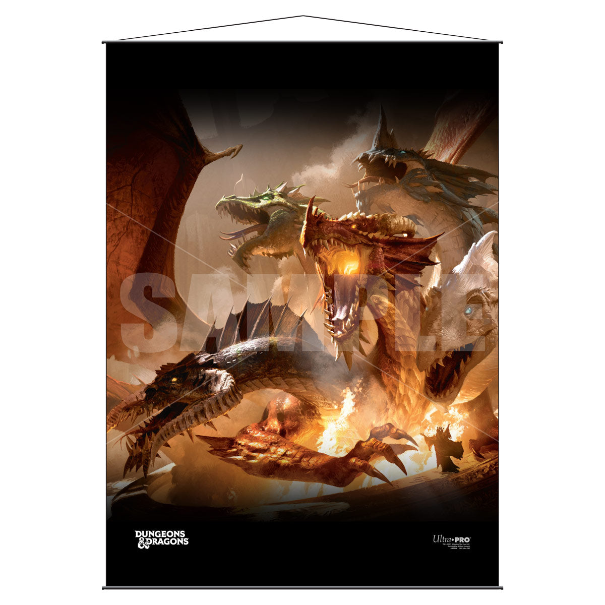 Ultra PRO: Wall Scroll - Dungeons & Dragons Cover Series (The Rise of Tiamat) | Red Riot Games CA