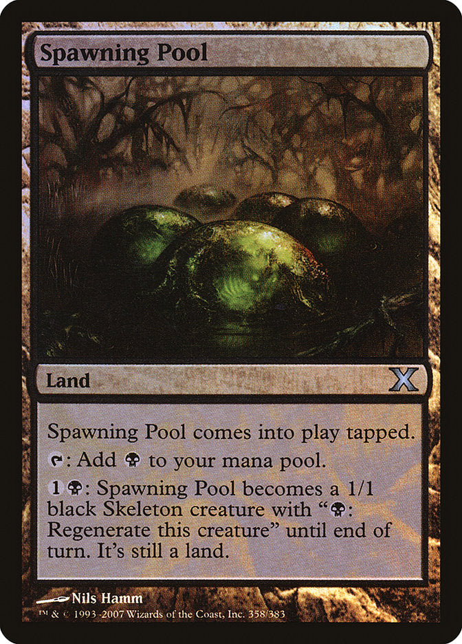 Spawning Pool (Premium Foil) [Tenth Edition] | Red Riot Games CA