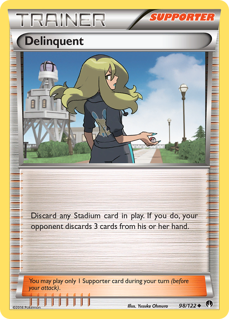 Delinquent (98/122) [XY: BREAKpoint] | Red Riot Games CA