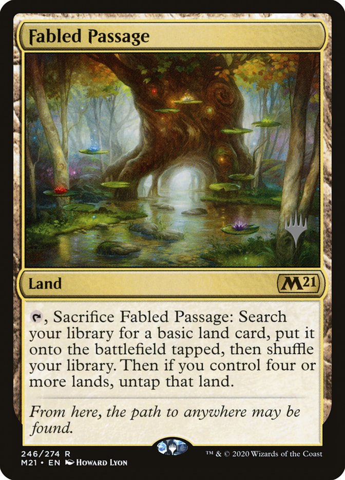 Fabled Passage (Promo Pack) [Core Set 2021 Promos] | Red Riot Games CA