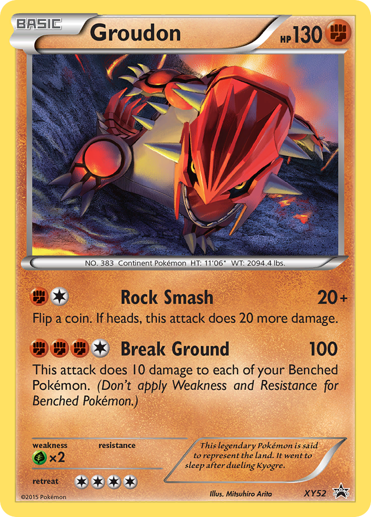 Groudon (XY52) [XY: Black Star Promos] | Red Riot Games CA