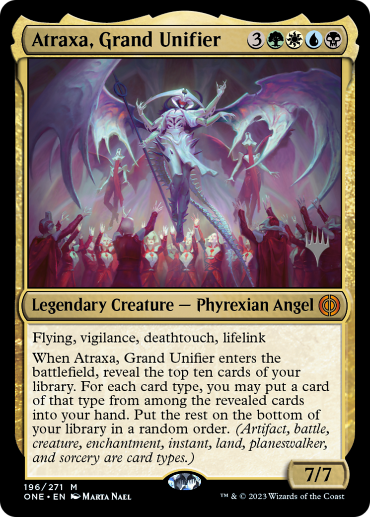 Atraxa, Grand Unifier (Promo Pack) [Phyrexia: All Will Be One Promos] | Red Riot Games CA