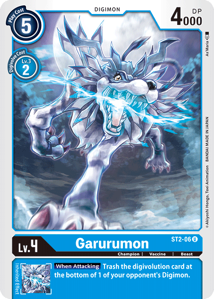 Garurumon [ST2-06] [Starter Deck: Cocytus Blue Promos] | Red Riot Games CA