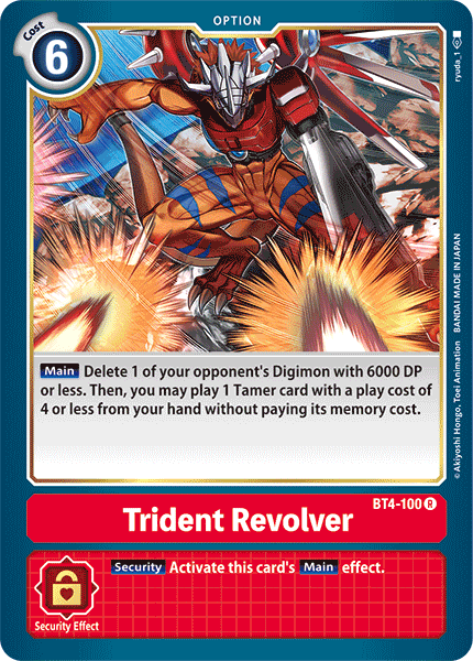 Trident Revolver [BT4-100] [Great Legend] | Red Riot Games CA