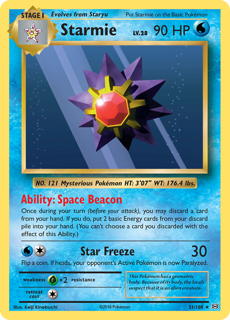 Starmie (31/108) [XY: Evolutions] | Red Riot Games CA