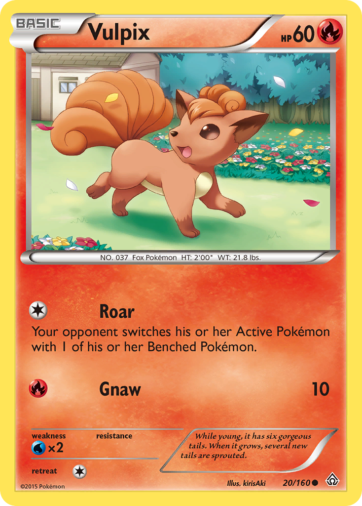 Vulpix (20/160) [XY: Primal Clash] | Red Riot Games CA