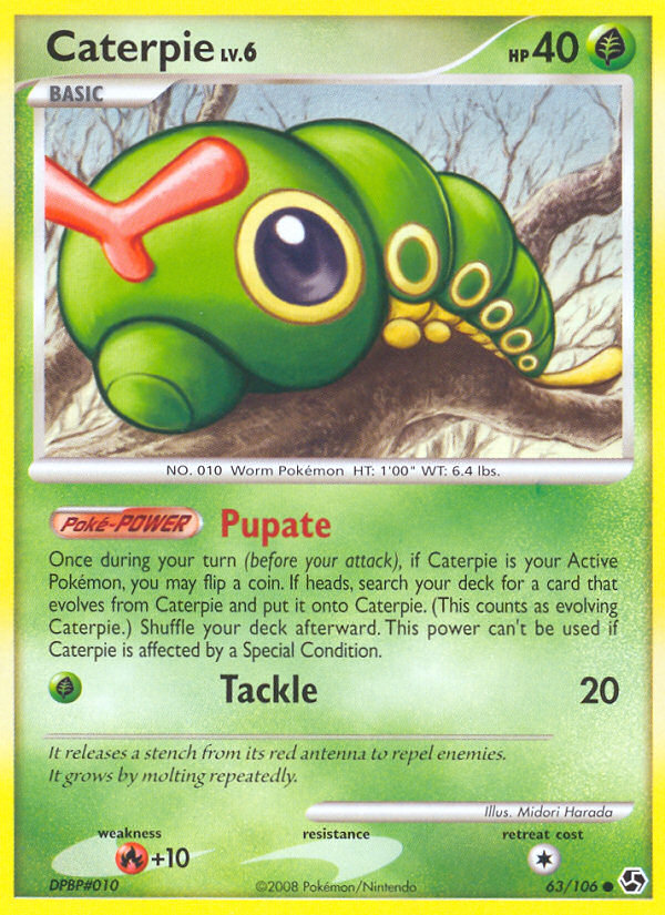 Caterpie (63/106) [Diamond & Pearl: Great Encounters] | Red Riot Games CA