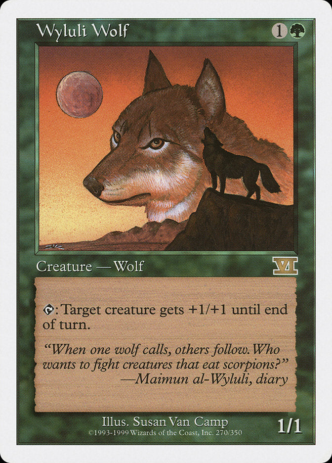 Wyluli Wolf [Classic Sixth Edition] | Red Riot Games CA