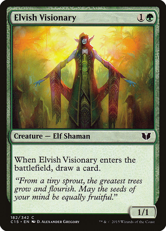 Elvish Visionary [Commander 2015] | Red Riot Games CA