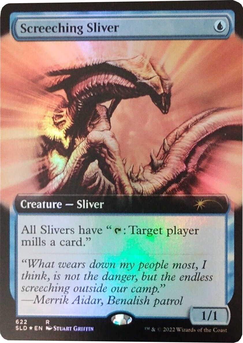Screeching Sliver (Extended Art) [Secret Lair Drop Promos] | Red Riot Games CA