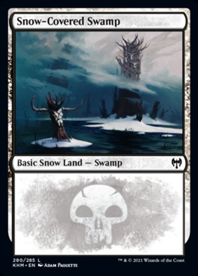 Snow-Covered Swamp (280) [Kaldheim] | Red Riot Games CA