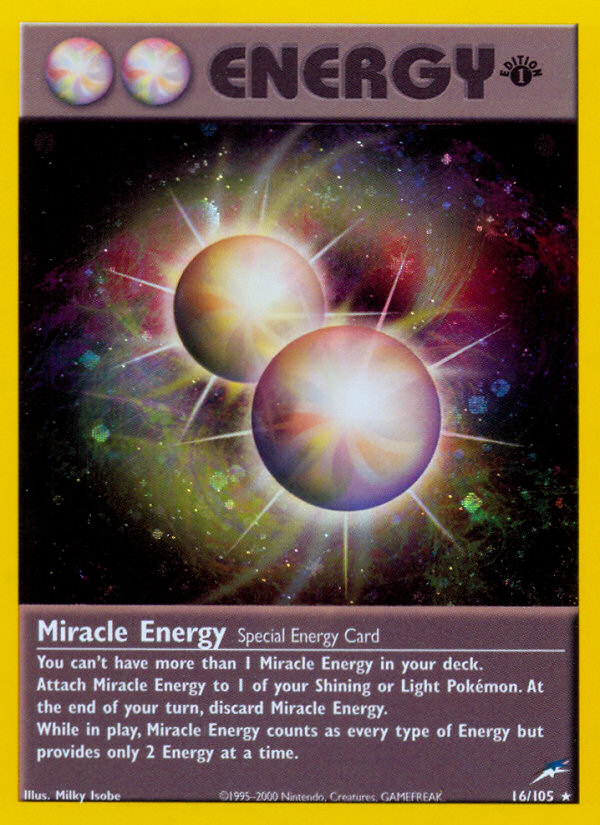 Miracle Energy (16/105) [Neo Destiny 1st Edition] | Red Riot Games CA