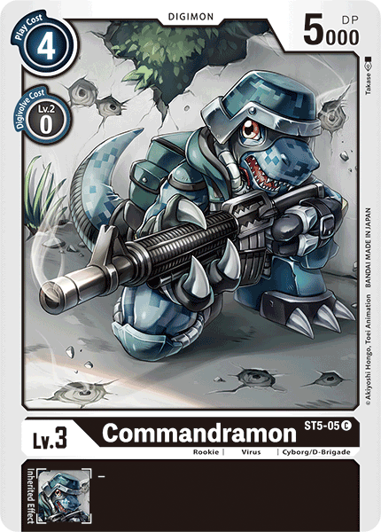 Commandramon [ST5-05] [Starter Deck: Machine Black] | Red Riot Games CA