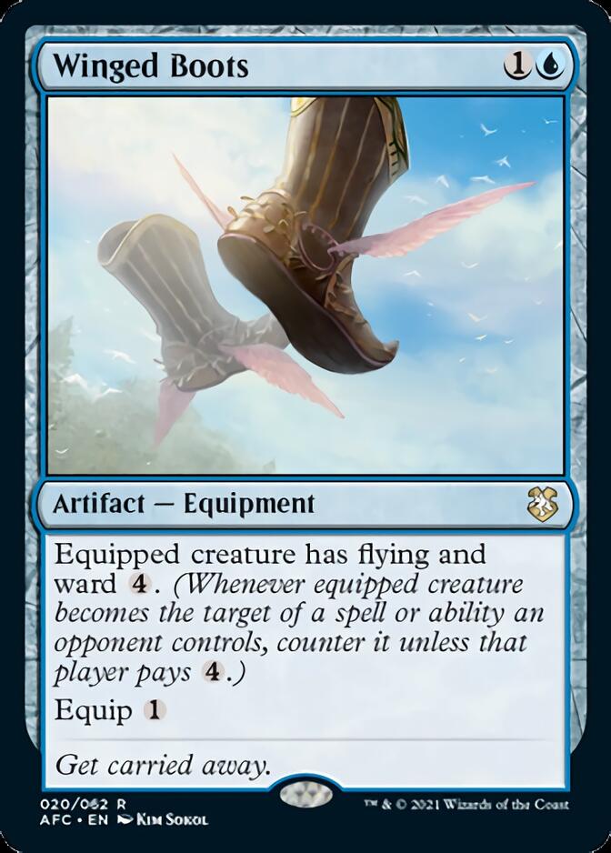 Winged Boots [Dungeons & Dragons: Adventures in the Forgotten Realms Commander] | Red Riot Games CA