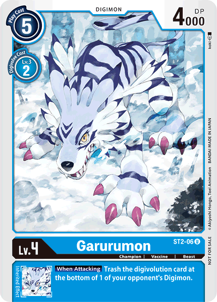 Garurumon [ST2-06] (Alternate Art) [Starter Deck: Cocytus Blue] | Red Riot Games CA