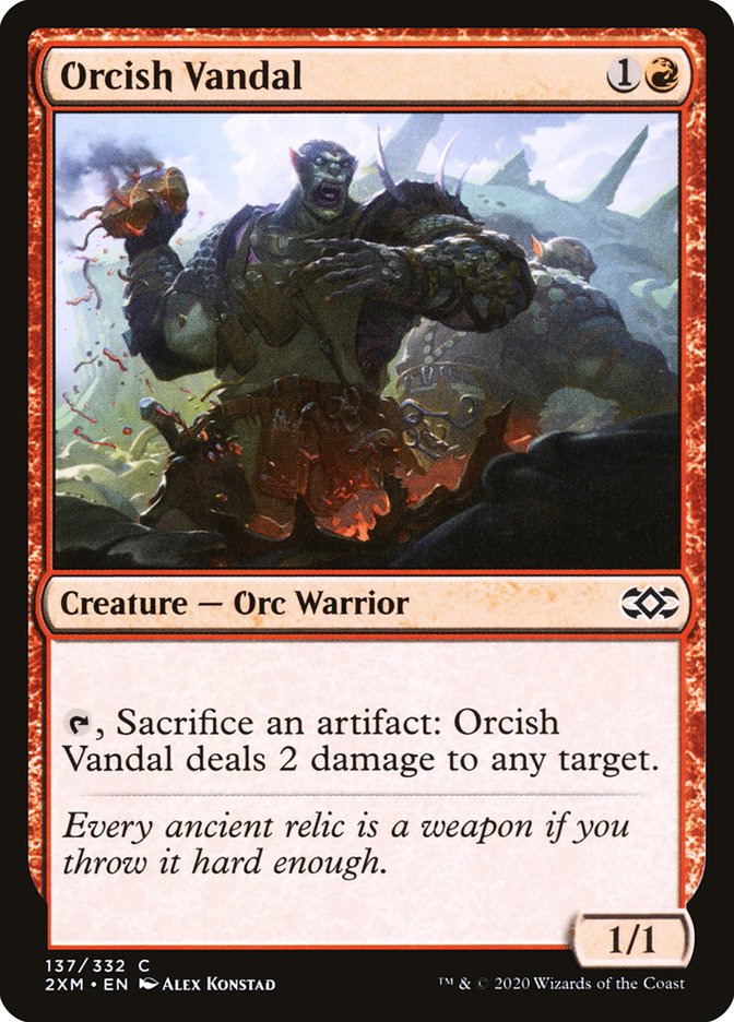 Orcish Vandal [Double Masters] | Red Riot Games CA