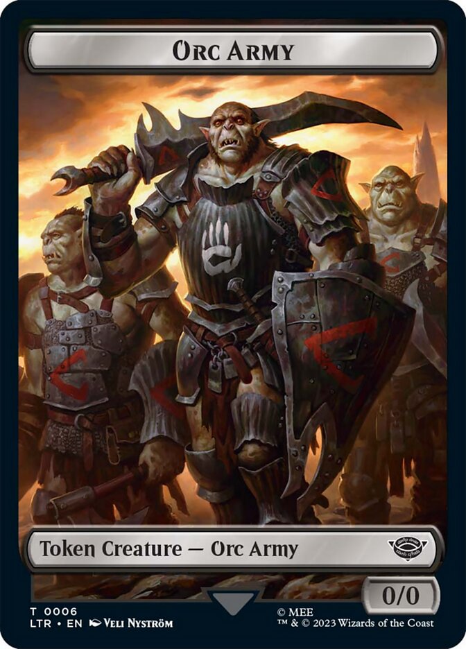 Botc Riot Token Orc Army Token (06) [The Lord of the Rings: Tales of Middle-Earth Toke ...
