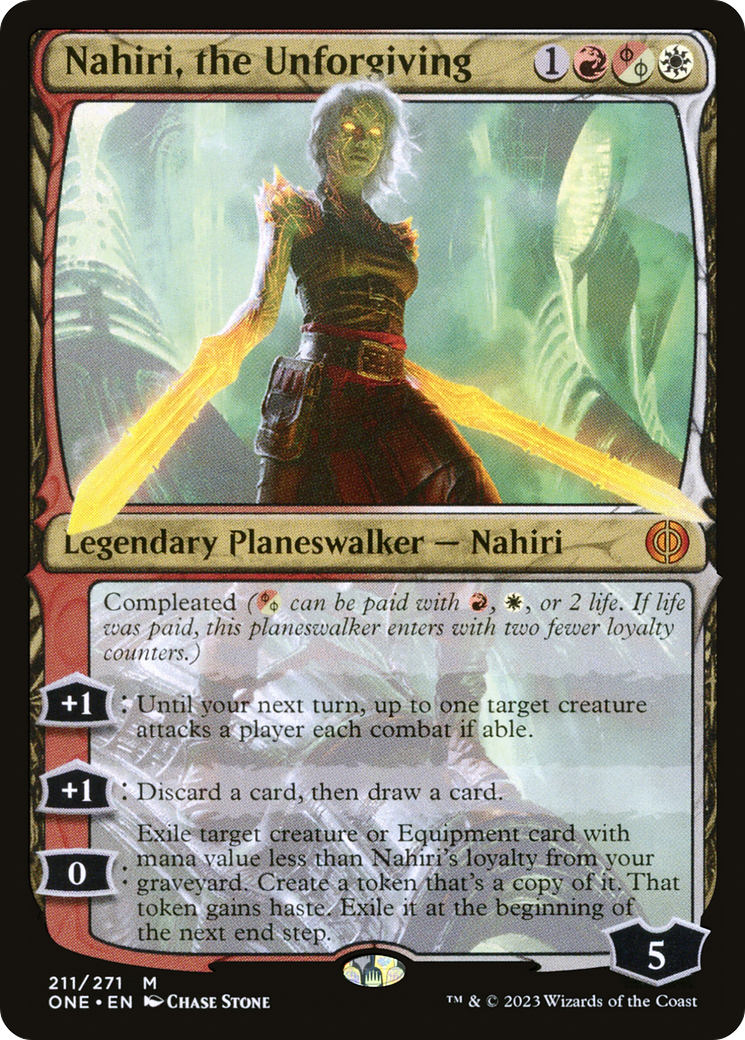 Nahiri, the Unforgiving [Phyrexia: All Will Be One] | Red Riot Games CA
