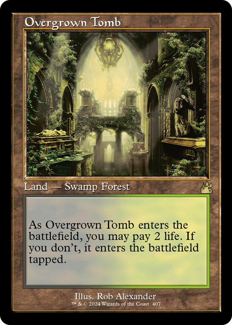 Overgrown Tomb (Retro) [Ravnica Remastered] | Red Riot Games CA