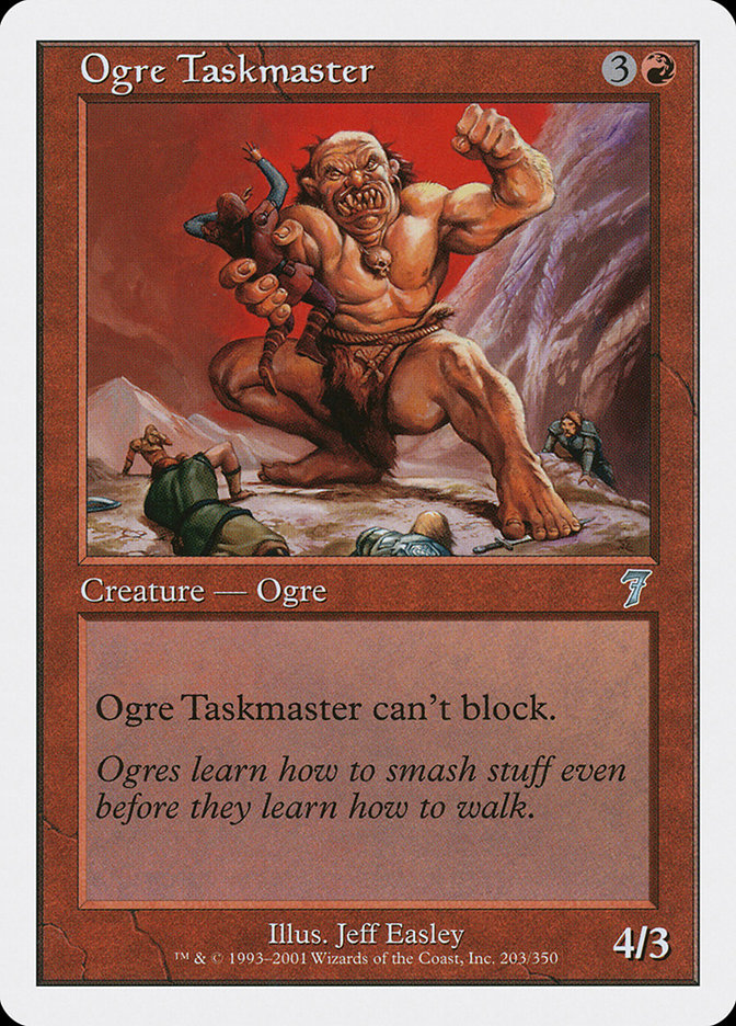 Ogre Taskmaster [Seventh Edition] | Red Riot Games CA
