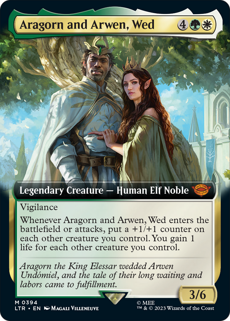 Aragorn and Arwen, Wed (Extended Art) [The Lord of the Rings: Tales of Middle-Earth] | Red Riot Games CA