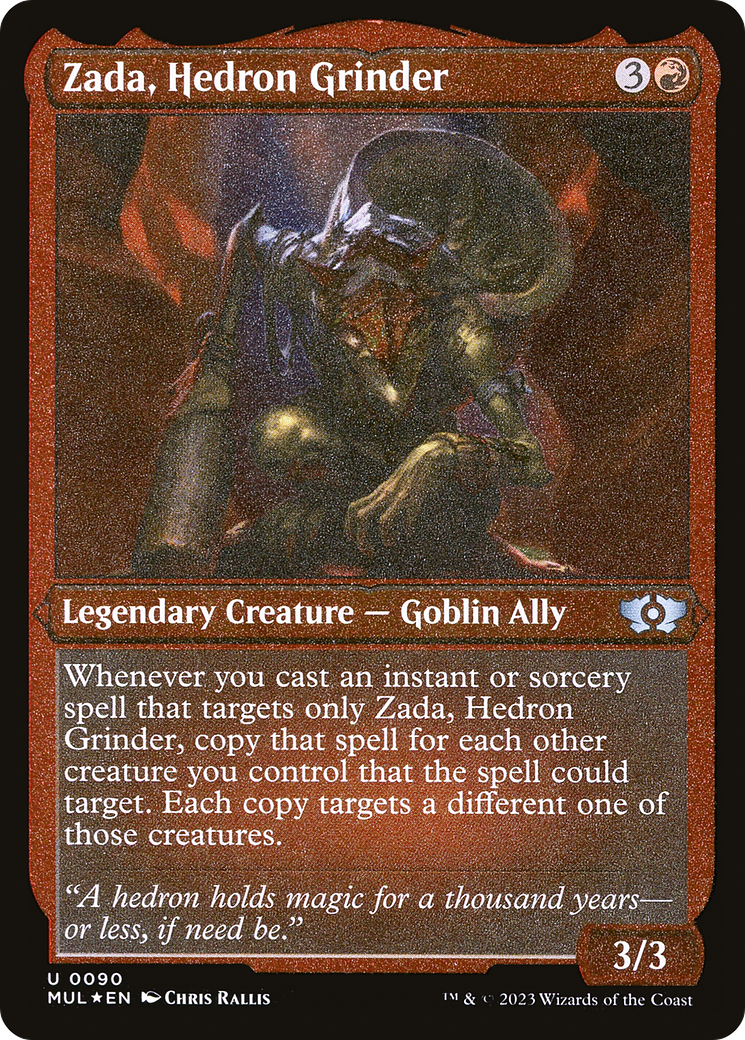 Zada, Hedron Grinder (Foil Etched) [Multiverse Legends] | Red Riot Games CA